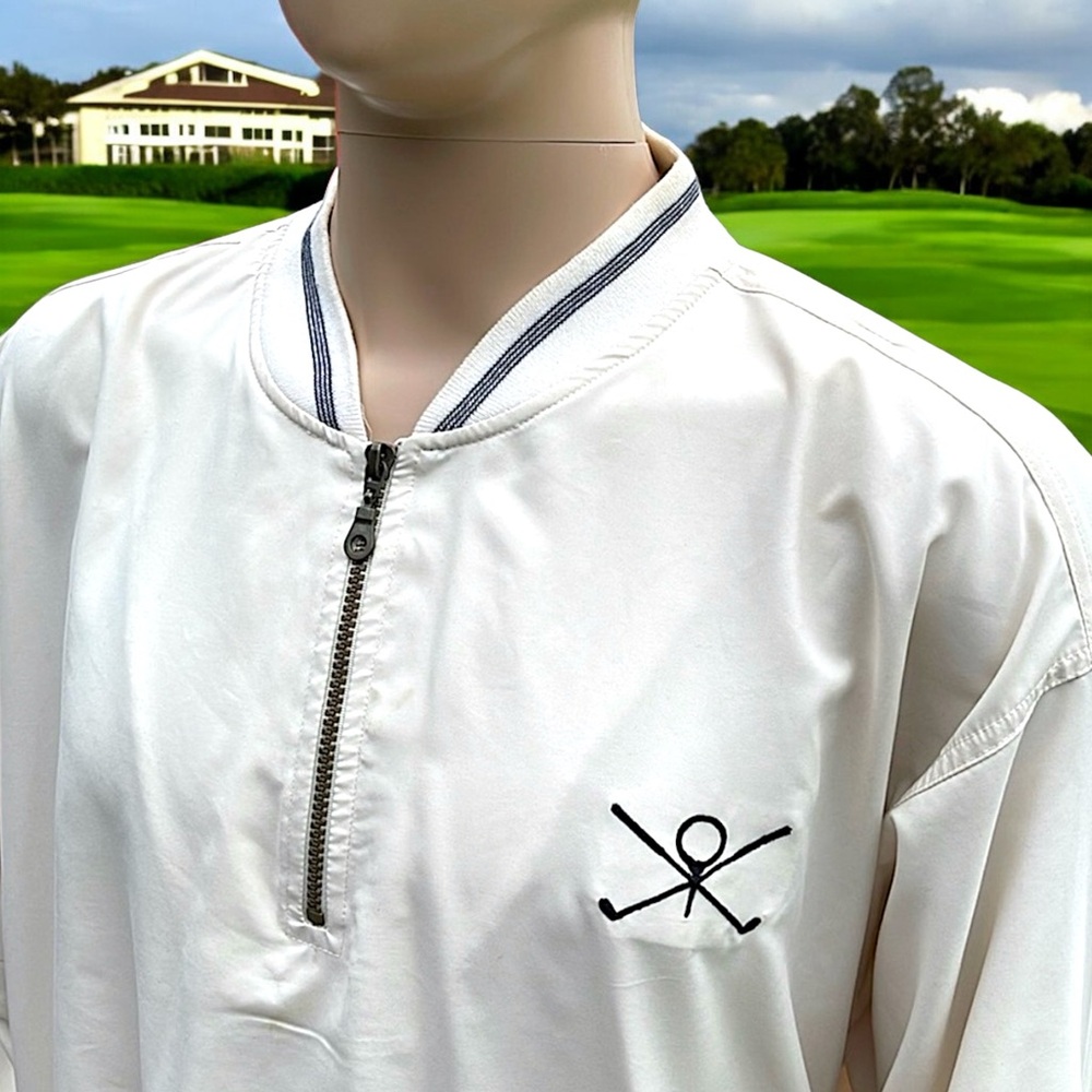 Akwa Men's Golf 1/4 Zip Windshirt Made in USA - Picture 3 of 16